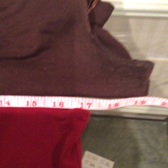 🛍3 for$30 Brown sleeveless top/beading preloved - Picture 5 of 5